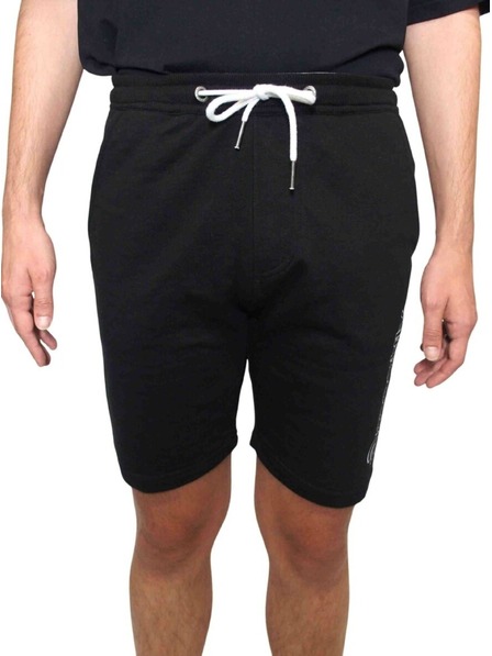 Meatfly Meatfly Herren-Fleece-Shorts Cushy Black / White