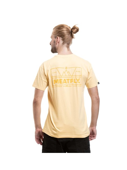 Meatfly Meatfly Herren-T-Shirt Lorim Cornsilk