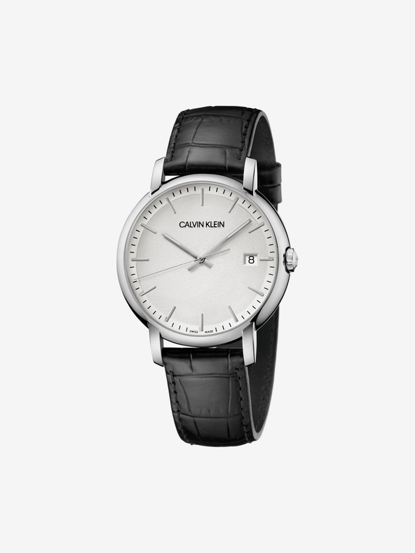 Calvin Klein Established Armbanduhr Schwarz Silber
